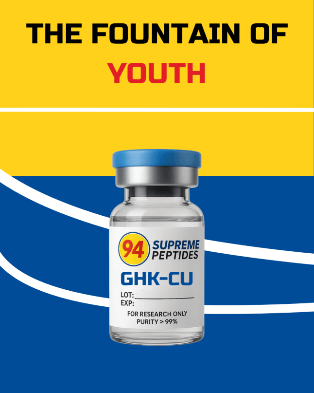 GHK-CU peptide 10mg vial bottle