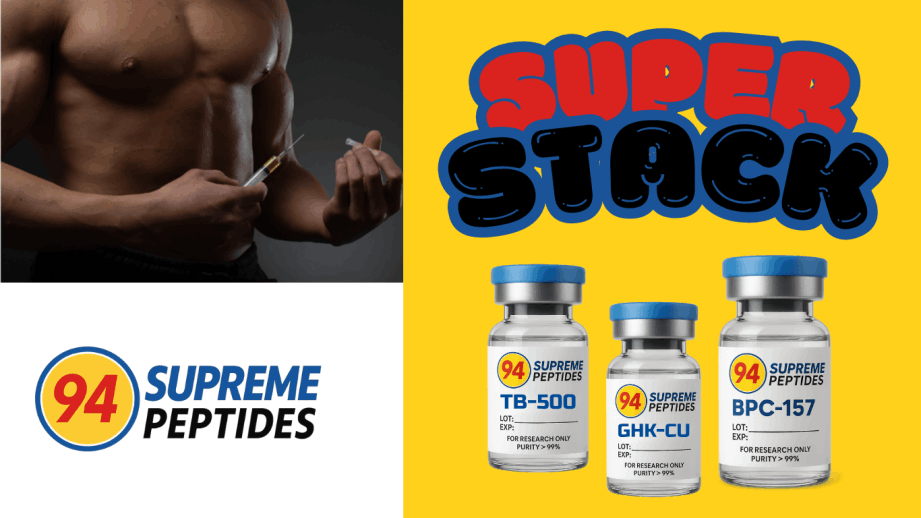 94 supreme peptides, BPC157, TB500, GHK-CU